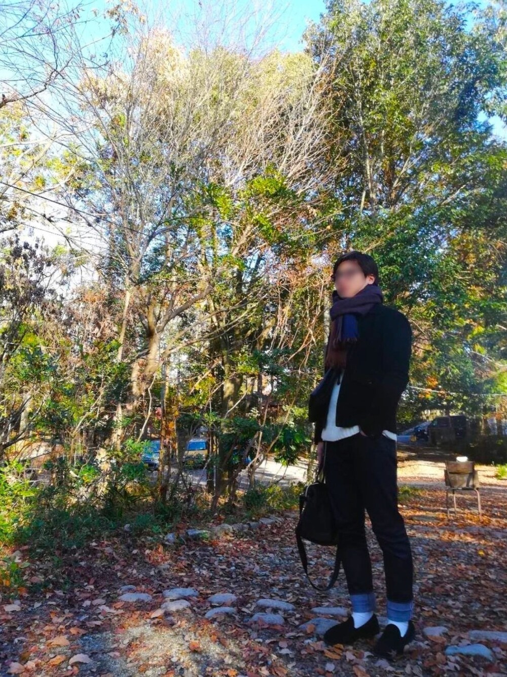 「RAGS McGREGOR のアイテム（ブルゾン、ブラック系）」を使った、asshiiiiiさん（メンズ・180cm）の冬コーディネートの1枚目の写真