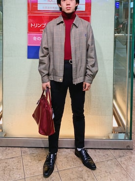 「Neutralcolor（ニュートラルカラー）のアイテム」を使った、ナオキさん（メンズ・170cm）の秋コーディネート
