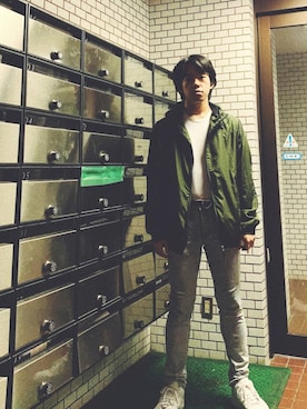 「Neutralcolor（ニュートラルカラー）のアイテム」を使った、ナオキさん（メンズ・170cm）の秋コーディネート