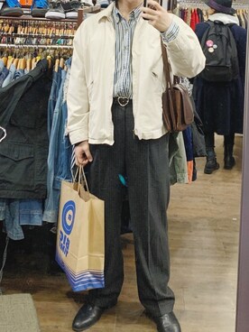 「Neutralcolor（ニュートラルカラー）のアイテム」を使った、ナオキさん（メンズ・170cm）の冬コーディネート