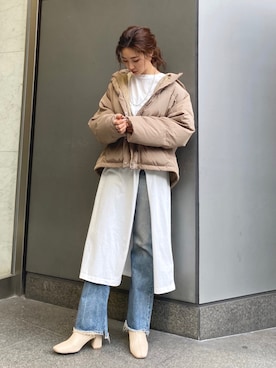 長谷千沙さん(レディース・159cm)の秋コーディネート