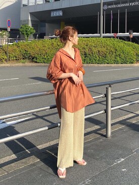 長谷千沙さん（レディース・159cm）の夏コーディネート