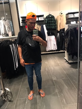 「adidas Originals（アディダスオリジナルス）のアイテム（キャップ）」を使った、colorさん（メンズ・167cm）の秋コーディネート