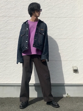 「オシャレパッソ」｜「アイテム（デニムジャケット）」を使った、yuuさん（メンズ・178cm）の秋コーディネート