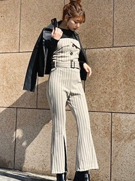 「CECIL McBEE（セシルマクビー）のアイテム（ジャケット/アウター）」を使った、cecilmcbee_staffさん（レディース・160cm）の春コーディネート