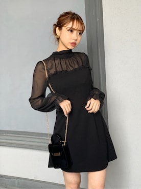 「CECIL McBEE（セシルマクビー）のアイテム（バッグ）」を使った、cecilmcbee_staffさん（レディース・160cm）の春コーディネート