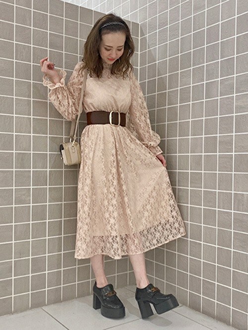 Cecilmcbee Staff Cecil Mcbee Cecil Mcbeeのワンピースを使ったコーディネート Wear Cecilmcbee Staff Cecil Mcbee Cecil Mcbeeのワンピースを使ったコーディネート Wear