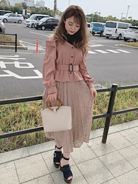 「CECIL McBEE（セシルマクビー）のアイテム（パンプス）」を使った、cecilmcbee_staffさん（レディース・156cm）の春コーディネート