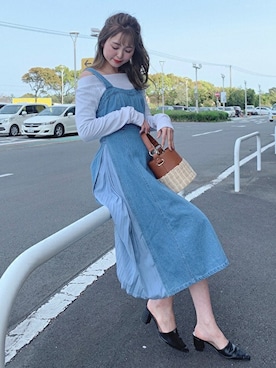 「CECIL McBEE（セシルマクビー）のアイテム」を使った、cecilmcbee_staffさん（レディース・156cm）の春コーディネート