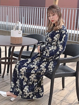「CECIL McBEE（セシルマクビー）のアイテム（バッグ）」を使った、cecilmcbee_staffさん（レディース・156cm）の春コーディネート