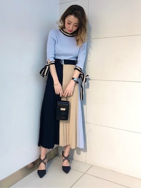 「CECIL McBEE（セシルマクビー）のアイテム（パンプス）」を使った、cecilmcbee_staffさん（レディース・152cm）の春コーディネート