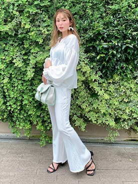 「CECIL McBEE（セシルマクビー）のアイテム（パンツ）」を使った、cecilmcbee_staffさん（レディース・156cm）の春コーディネート