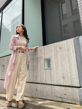 「CECIL McBEE（セシルマクビー）のアイテム（シューズ）」を使った、cecilmcbee_staffさん（レディース・155cm）の夏コーディネート