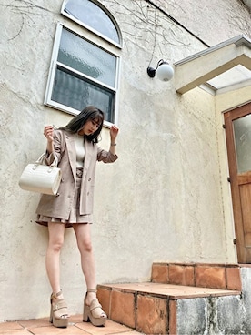 「CECIL McBEE（セシルマクビー）のアイテム（シューズ）」を使った、cecilmcbee_staffさん（レディース・155cm）の夏コーディネート