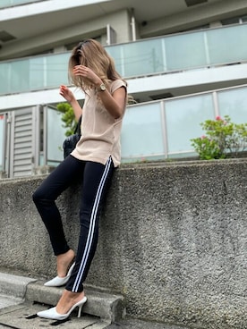 「CECIL McBEE（セシルマクビー）のアイテム（パンツ）」を使った、cecilmcbee_staffさん（レディース・160cm）の夏コーディネート