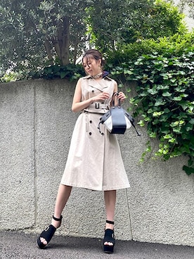 「CECIL McBEE（セシルマクビー）のアイテム（シューズ）」を使った、cecilmcbee_staffさん（レディース・165cm）の夏コーディネート