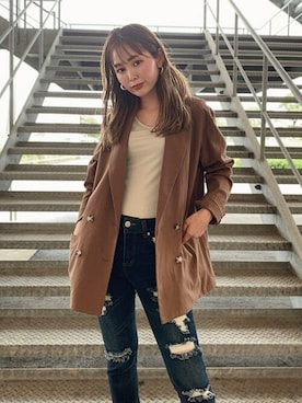 「CECIL McBEE（セシルマクビー）のアイテム（パンツ）」を使った、cecilmcbee_staffさん（レディース・156cm）の夏コーディネート