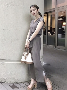 「CECIL McBEE（セシルマクビー）のアイテム（ワンピース/ドレス）」を使った、cecilmcbee_staffさん（レディース・157cm）の夏コーディネート