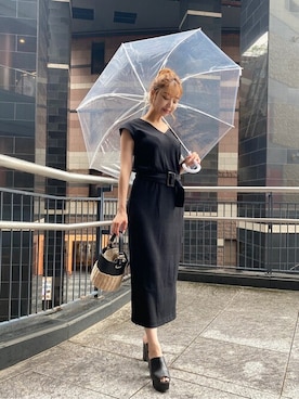 「CECIL McBEE（セシルマクビー）のアイテム（ワンピース/ドレス）」を使った、cecilmcbee_staffさん（レディース・160cm）の夏コーディネート