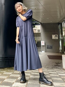 「CECIL McBEE（セシルマクビー）のアイテム（ワンピース/ドレス）」を使った、cecilmcbee_staffさん（レディース・155cm）の夏コーディネート