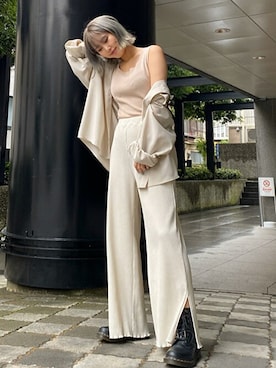 「CECIL McBEE（セシルマクビー）のアイテム（パンツ）」を使った、cecilmcbee_staffさん（レディース・155cm）の夏コーディネート