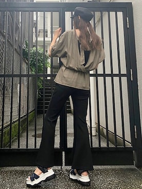 「CECIL McBEE（セシルマクビー）のアイテム（パンツ）」を使った、cecilmcbee_staffさん（レディース・167cm）の夏コーディネート