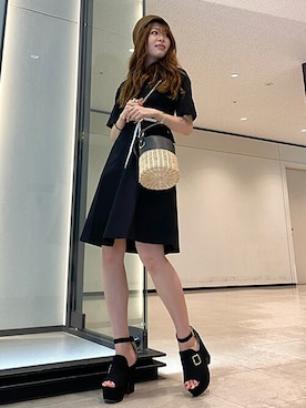 「CECIL McBEE（セシルマクビー）のアイテム（ワンピース/ドレス）」を使った、cecilmcbee_staffさん（レディース・165cm）の夏コーディネート