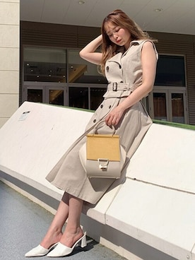 「CECIL McBEE（セシルマクビー）のアイテム（ワンピース/ドレス）」を使った、cecilmcbee_staffさん（レディース・156cm）の夏コーディネート