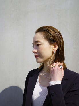 「Lemme.（レム）のアイテム」を使った、ISOLATION JEWELRYさん（レディース・159cm）の春コーディネート