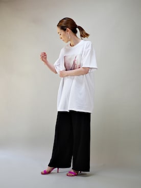 「Lemme.（レム）のアイテム」を使った、ISOLATION JEWELRYさん（レディース・159cm）の夏コーディネート