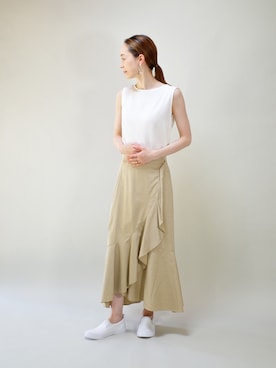 「SLACK FOOTWEAR（スラックフットウェア）のアイテム」を使った、ISOLATION JEWELRYさん（レディース・159cm）の夏コーディネート