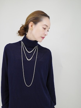 「Lemme.（レム）のアイテム」を使った、ISOLATION JEWELRYさん（レディース・159cm）の冬コーディネート