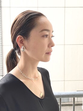 「Lemme.（レム）のアイテム」を使った、ISOLATION JEWELRYさん（レディース・159cm）の冬コーディネート