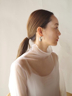 「Lemme.（レム）のアイテム」を使った、ISOLATION JEWELRYさん（レディース・159cm）の冬コーディネート