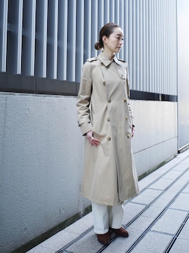 「アイテム（イヤーカフ）」を使った、ISOLATION JEWELRYさん（レディース・159cm）の冬コーディネート