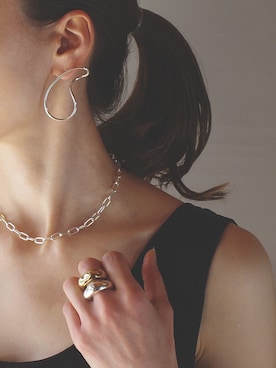 「Lemme.（レム）のアイテム」を使った、ISOLATION JEWELRYさん（レディース・159cm）の冬コーディネート