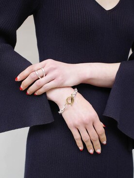 「Lemme.（レム）のアイテム」を使った、ISOLATION JEWELRYさん（レディース・159cm）の春コーディネート