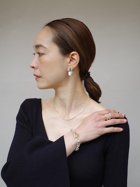 「Lemme.（レム）のアイテム」を使った、ISOLATION JEWELRYさん（レディース・159cm）の春コーディネート