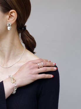 「Lemme.（レム）のアイテム」を使った、ISOLATION JEWELRYさん（レディース・159cm）の春コーディネート