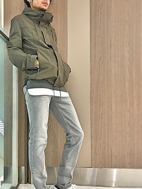 「VOGUISH（ヴォーギッシュ）のアイテム（ジャケット/アウター）」を使った、織田 将太さん（メンズ・170cm）の春コーディネート