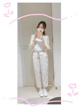 「WILLSELECTION（ウィルセレクション）のアイテム（パンツ）」を使った、まりあさん（レディース・152cm）の春コーディネート