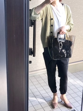 「REAL CUBE（リアルキューブ）のアイテム（バッグ）」を使った、akan^3^)さん（レディース・163cm）の春コーディネート