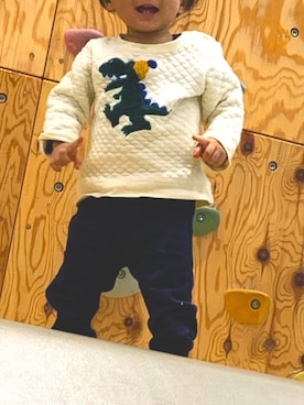 「韓国子ども服」｜mcnaokoさん（キッズ・80cm）の秋コーディネート