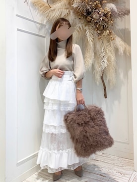 「ZARA（ザラ）のアイテム（パンプス）」を使った、めるてぃさん（レディース・153cm）の秋コーディネート