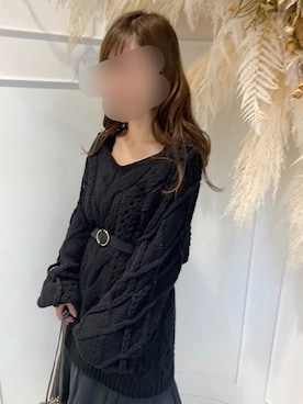 「LA BELLE ETUDE（ラベルエチュード）のアイテム」を使った、めるてぃさん（レディース・153cm）の秋コーディネート