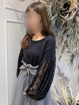 「LA BELLE ETUDE（ラベルエチュード）のアイテム（ニット/セーター）」を使った、めるてぃさん（レディース・153cm）の秋コーディネート