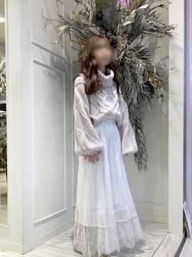 「LA BELLE ETUDE（ラベルエチュード）のアイテム（パンプス）」を使った、めるてぃさん（レディース・153cm）の冬コーディネート
