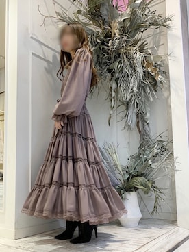 「LA BELLE ETUDE（ラベルエチュード）のアイテム」を使った、めるてぃさん（レディース・153cm）の冬コーディネート