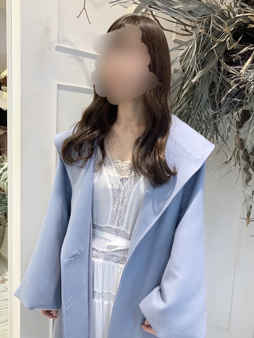 LA BELLE ETUDE】【Belle vintage】ボリューム袖ロングガウンコートを
