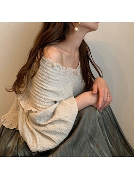 「LA BELLE ETUDE（ラベルエチュード）のアイテム」を使った、めるてぃさん（レディース・153cm）の春コーディネート